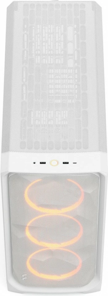 Ohišje Fractal Design Meshify 3 XL, Tower, RGB, kaljeno steklo, belo