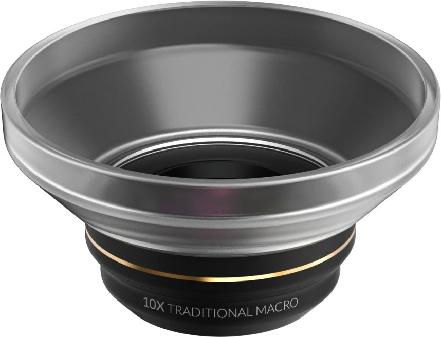 Makro leča 10X za telefon ShiftCam LU-MC-025-23-EF, z etuijem, zlata