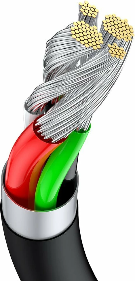 Polnilni in podatkovni kabel Baseus Superior CATYS-01, USB na USB-C, 1 m, 66 W, črn