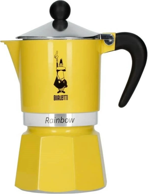 Kavni aparat Bialetti Rainbow 3TZ, rumen