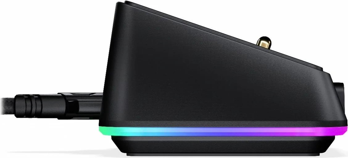 Polnilna postaja miške Endorfy Mouse Dock, RGB, USB-C, črna
