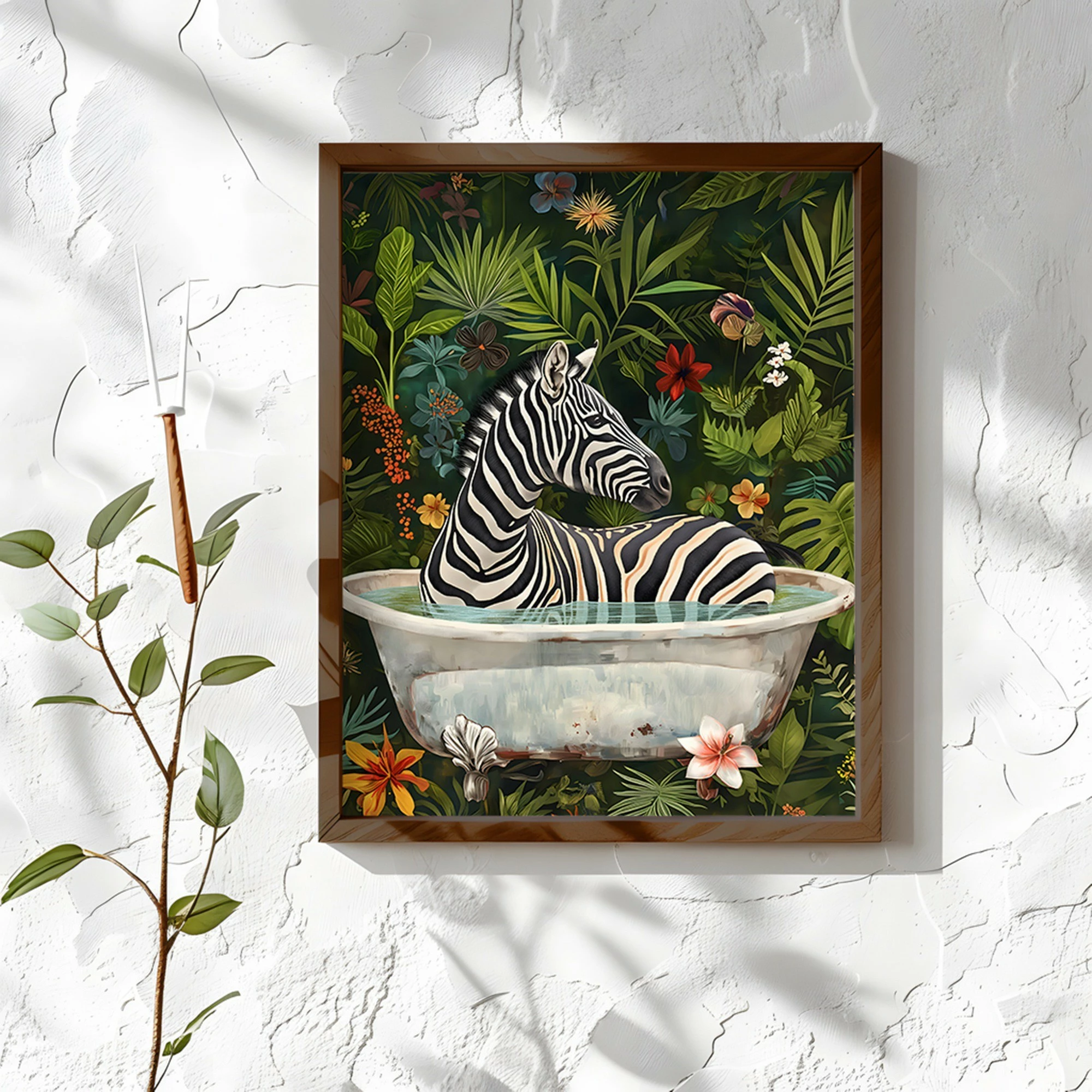 Dekorativna slika z MDF okvirjem, večbarvna, AI180, 35x47x3,5 cm