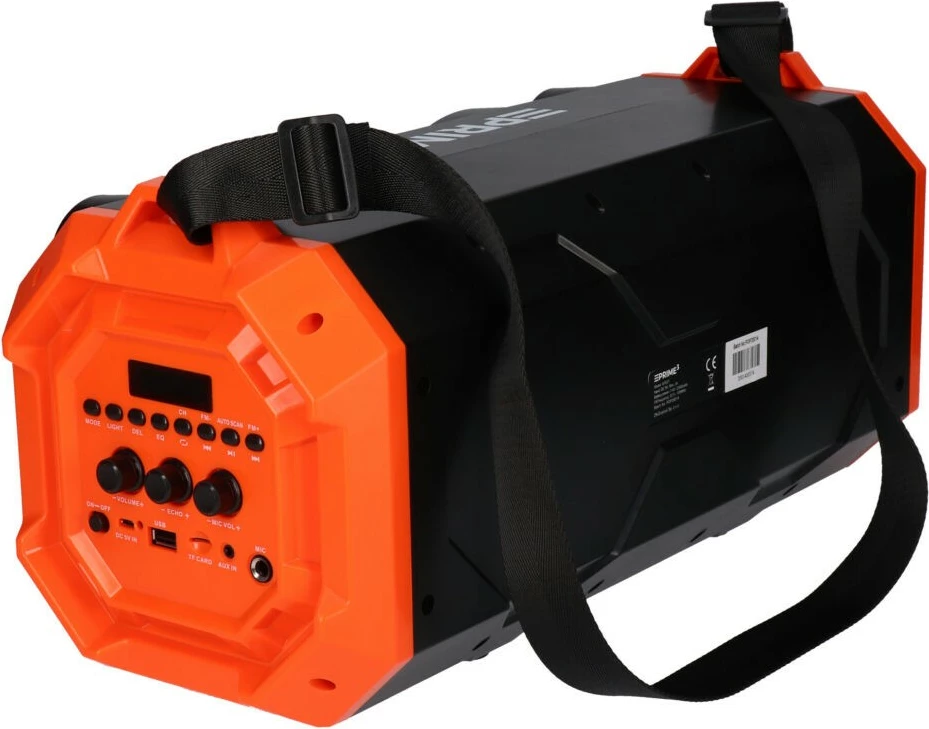 Prenosen zvočnik PRIME3 APS31 z Bluetooth in karaokе, 100 W, črno/oranžen