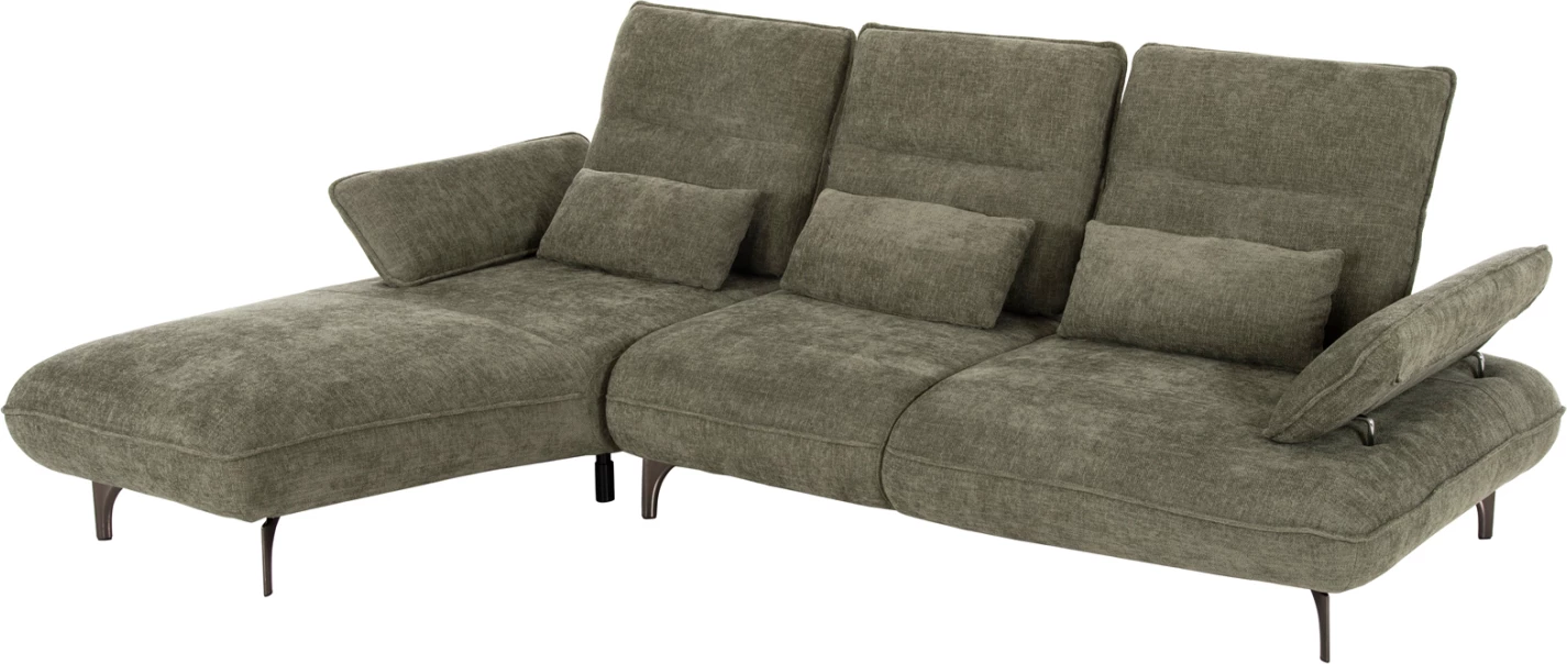Kotna zofa (levi) CONVERT FH3268.04L cipresno zeleno blago 283x188x100 cm