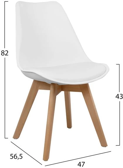 Set jedilne mize 5 kosov FH10350.02 miza 120x70x76,5 cm & stoli Vegas