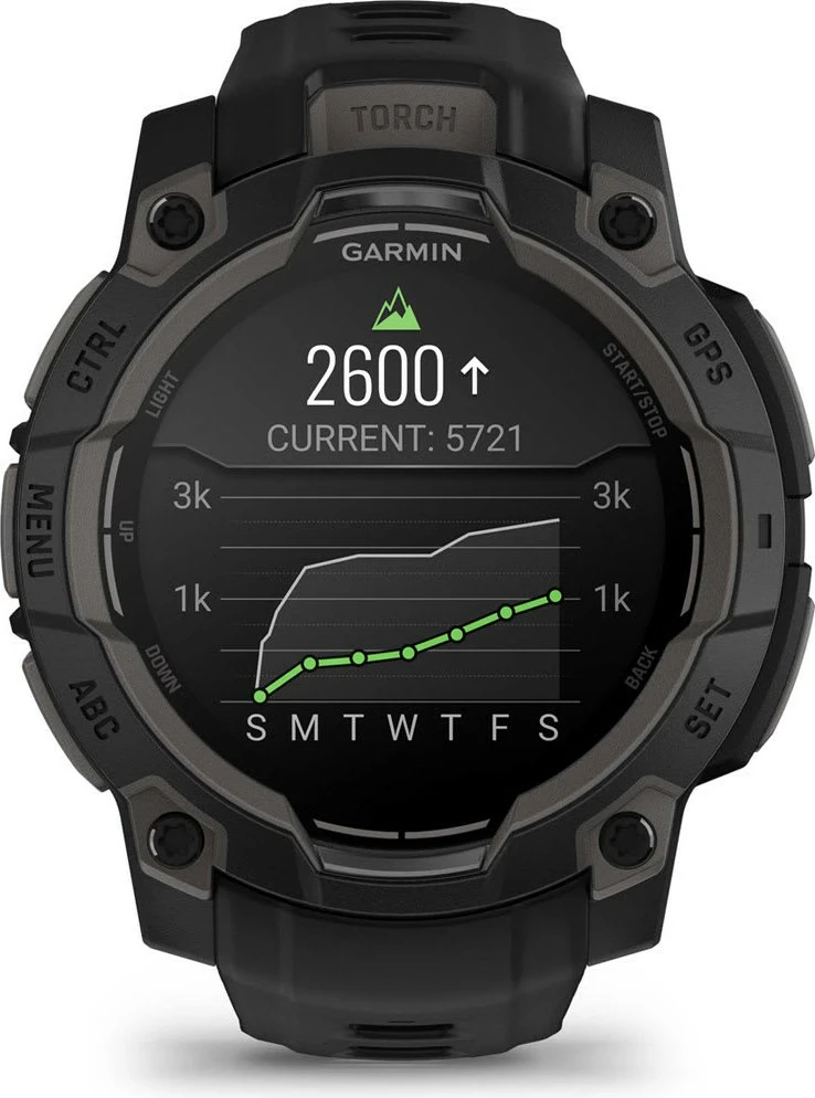 Pameten zaslon AMOLED, 4 GB, GPS, črn Garmin Instinct 3