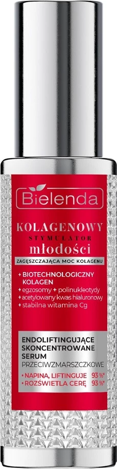 Koncentriran proti gubam serum za ženske Bielenda Collagen Youth Stimulator Endolifting, 60 ml