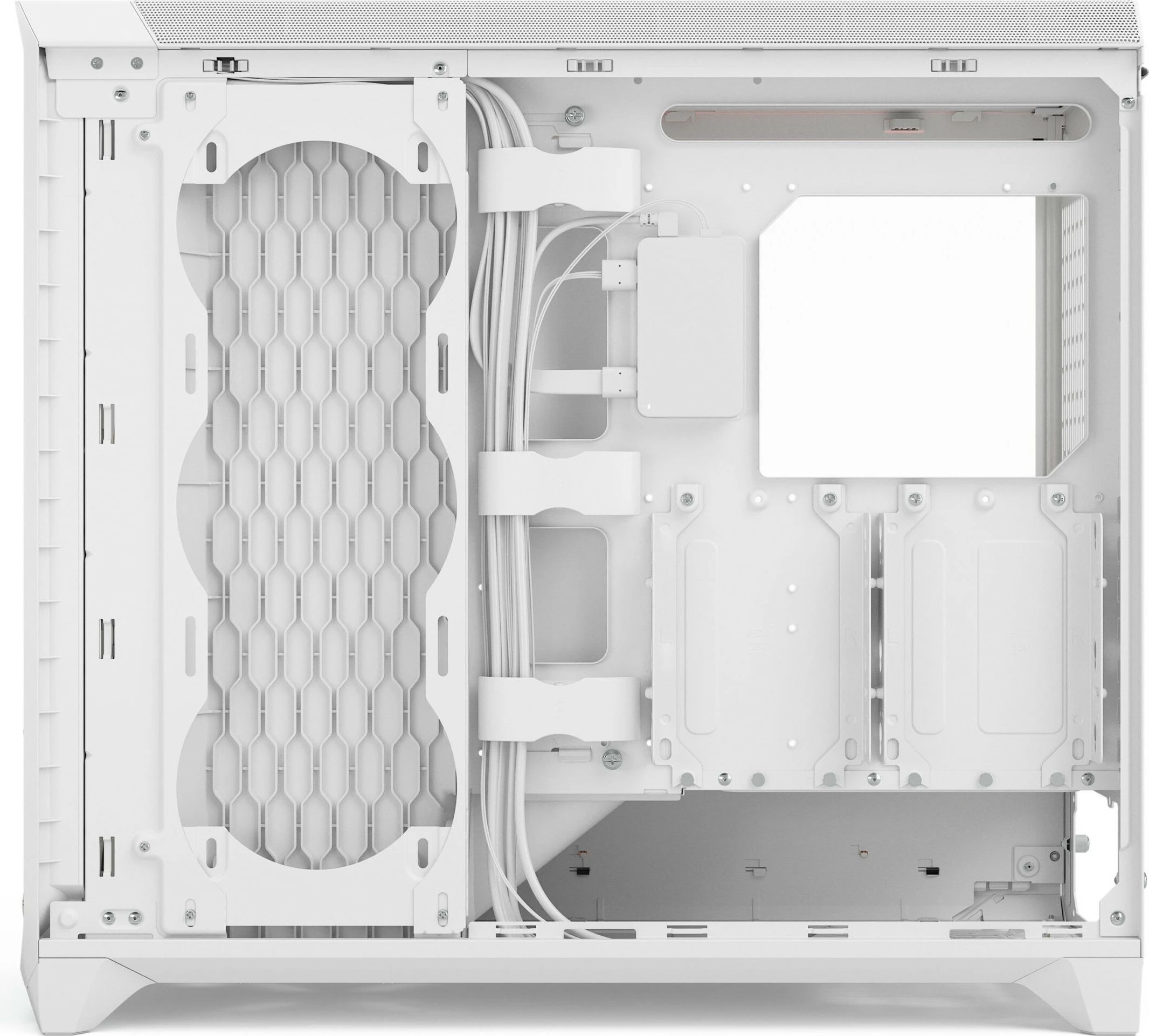 Miditower ohišje Meshify 3 XL Ambience Pro RGB, Fractal Design, belo, kaljeno steklo