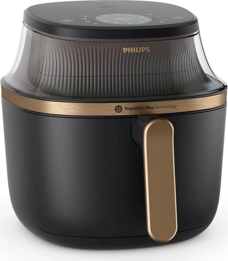 Zračni fryer Philips Ovi XL 3000 NA332/00, 6,2 l, črno/zlato