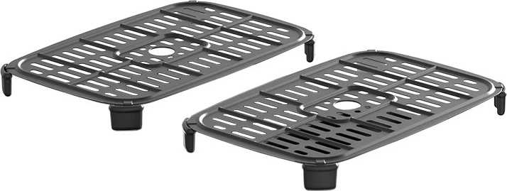 Cvrtnik na vroč zrak Concept FR8000, 8 L, dva koša, črn/inoks