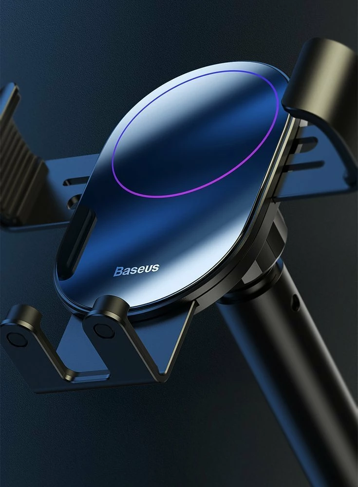 Teleskopski gravitacijski nosilec za steklo ali armaturno ploščo, Baseus SUYL-JY01, črn