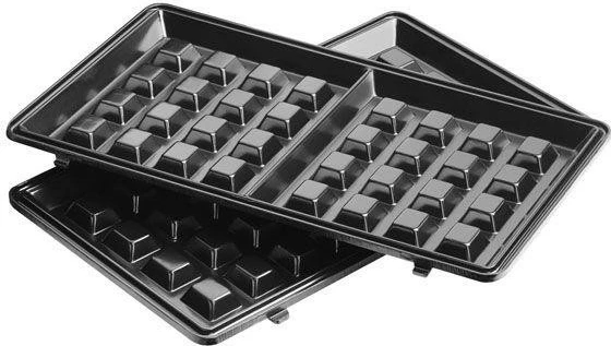 Večfunkcijski toster z 3 zamenljivimi ploščami, 750 W, črn - Amica SMK4011