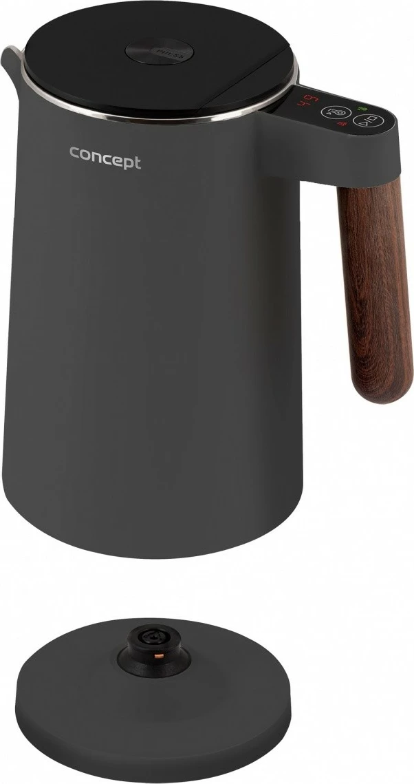 Električni ibrik, Concept RK3305 Norwood, 1,5 L, temno siva
