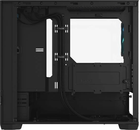 Računalniško ohišje Fractal Design Pop Mini Air RGB, Mini Tower, Micro ATX/Mini ITX, črno, kaljeno steklo