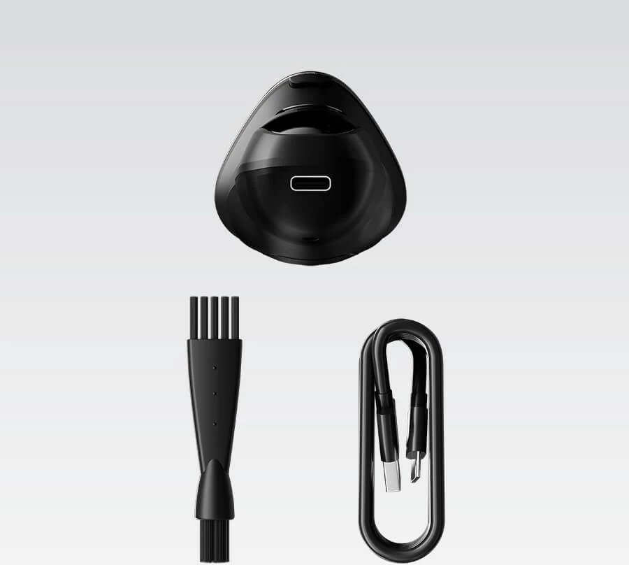 Električna britvica Maestro MR-673, USB, črna