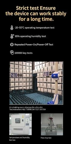 Usmerjevalnik Wi‑Fi 6, 3000 Mbps, 4 antene, bel — ZTE T3000 IDU