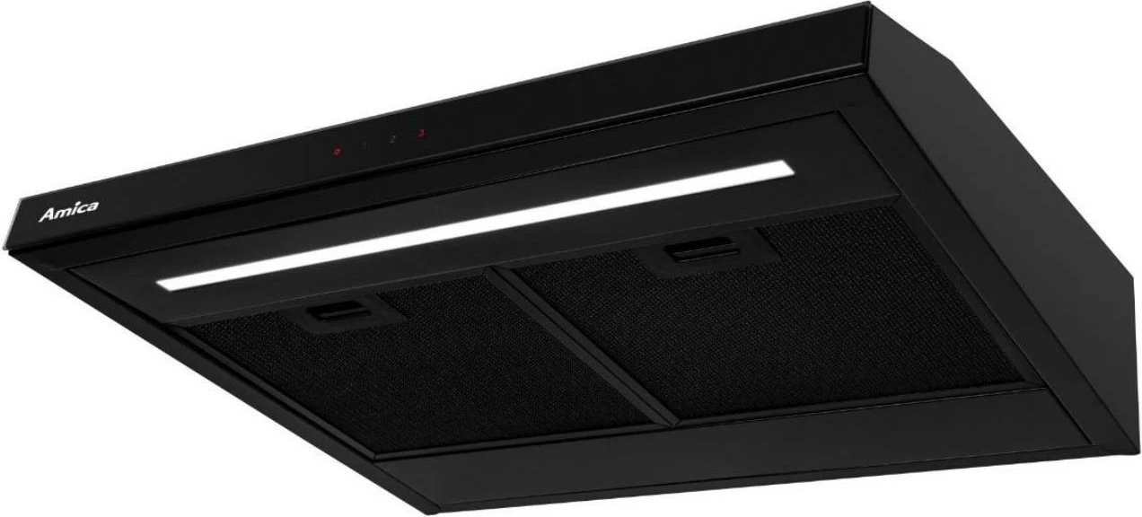 Kuhinjska napo Amica OSC6559B, 60 cm, na dotik, LED, črna