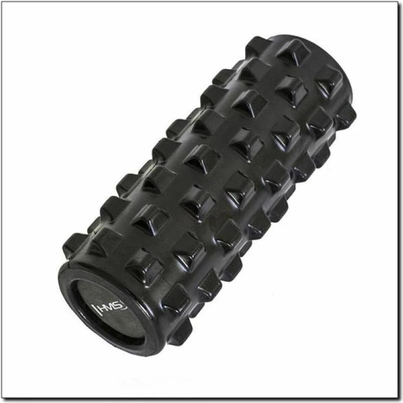 Valjček za masažo HMS FS107, 31,5 cm, črn