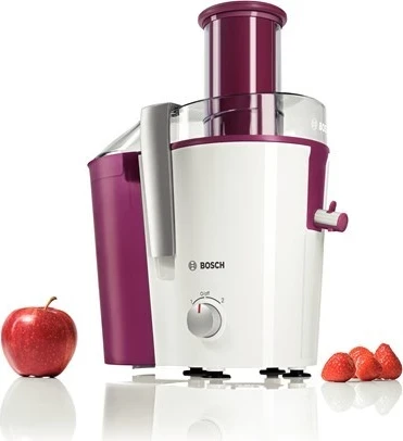 Shtrydhëse frutash Bosch MES25C0, 700 W, vijolična/bela/prozorna