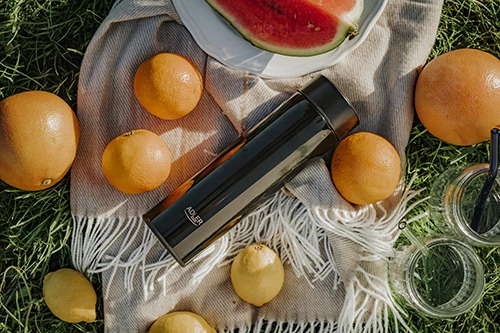 Termos z LED zaslonom, Adler AD 4506, 473 ml, črn