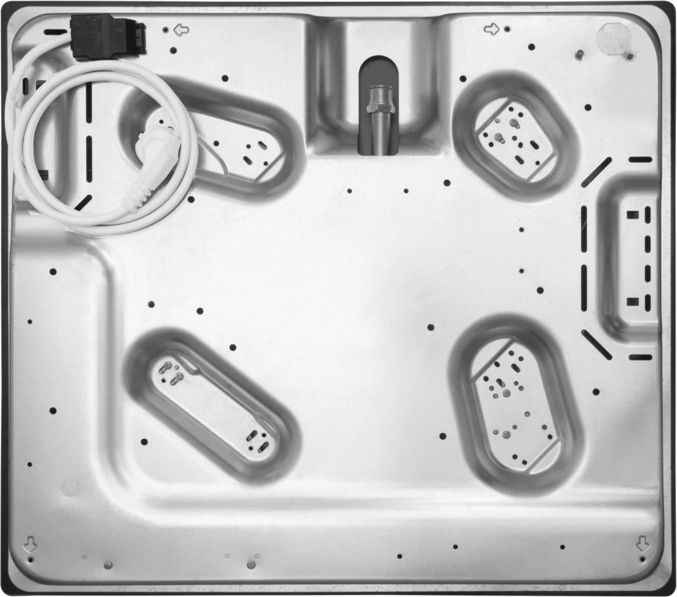 Plinski štedilnik, Amica PGD6101APR, 4 kuhališča, inox