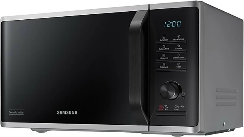 Mikrovalovna pečica, Samsung MS23K3515AS/E2, 23 L, črno/srebrna