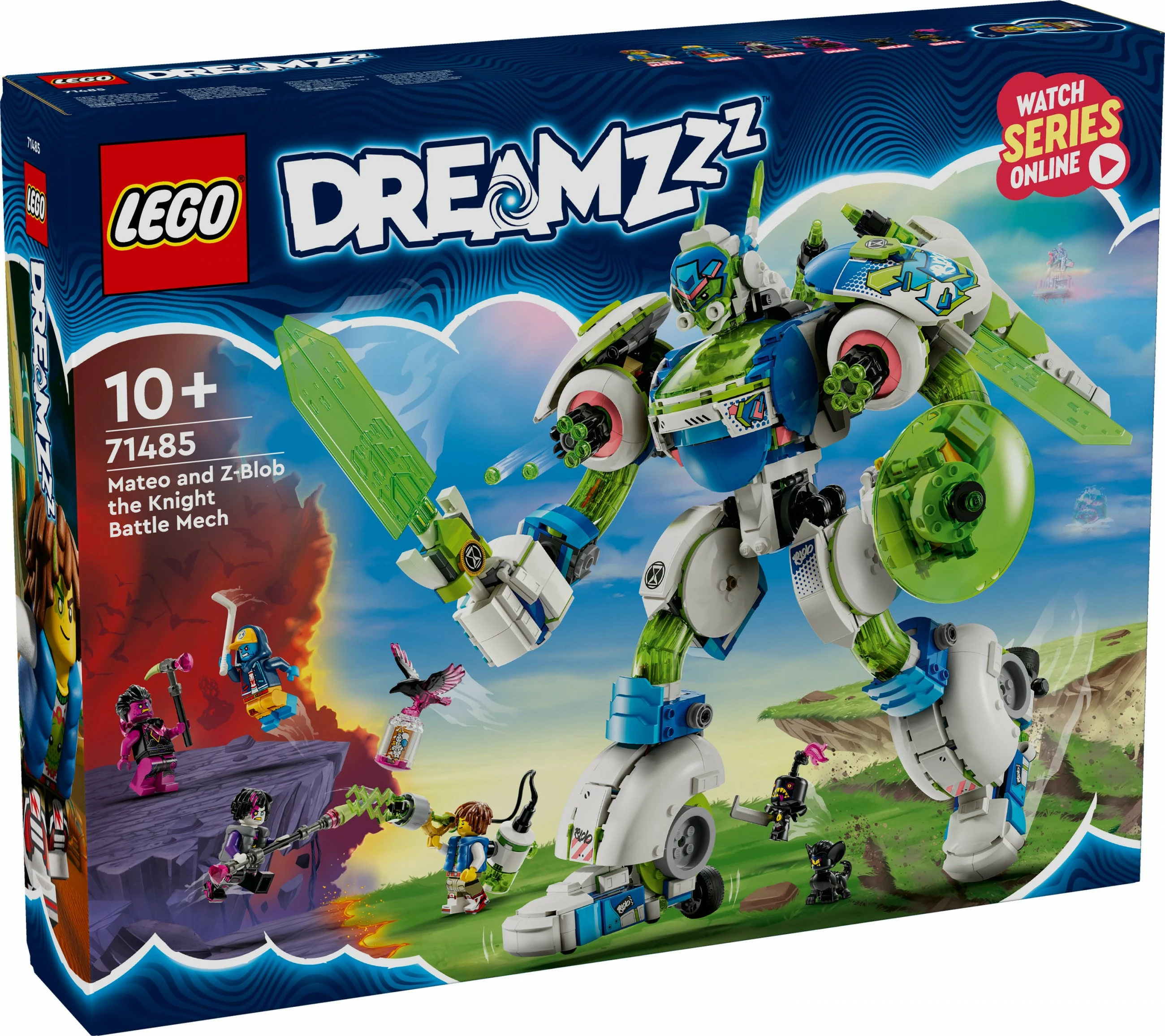 Gradbeni set DreamZzz Mateo in Z-Blob Mech Grelec LEGO 71485, večbarven