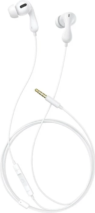Kabelske slušalke za klice/muziko Baseus Encok HZ20, bele