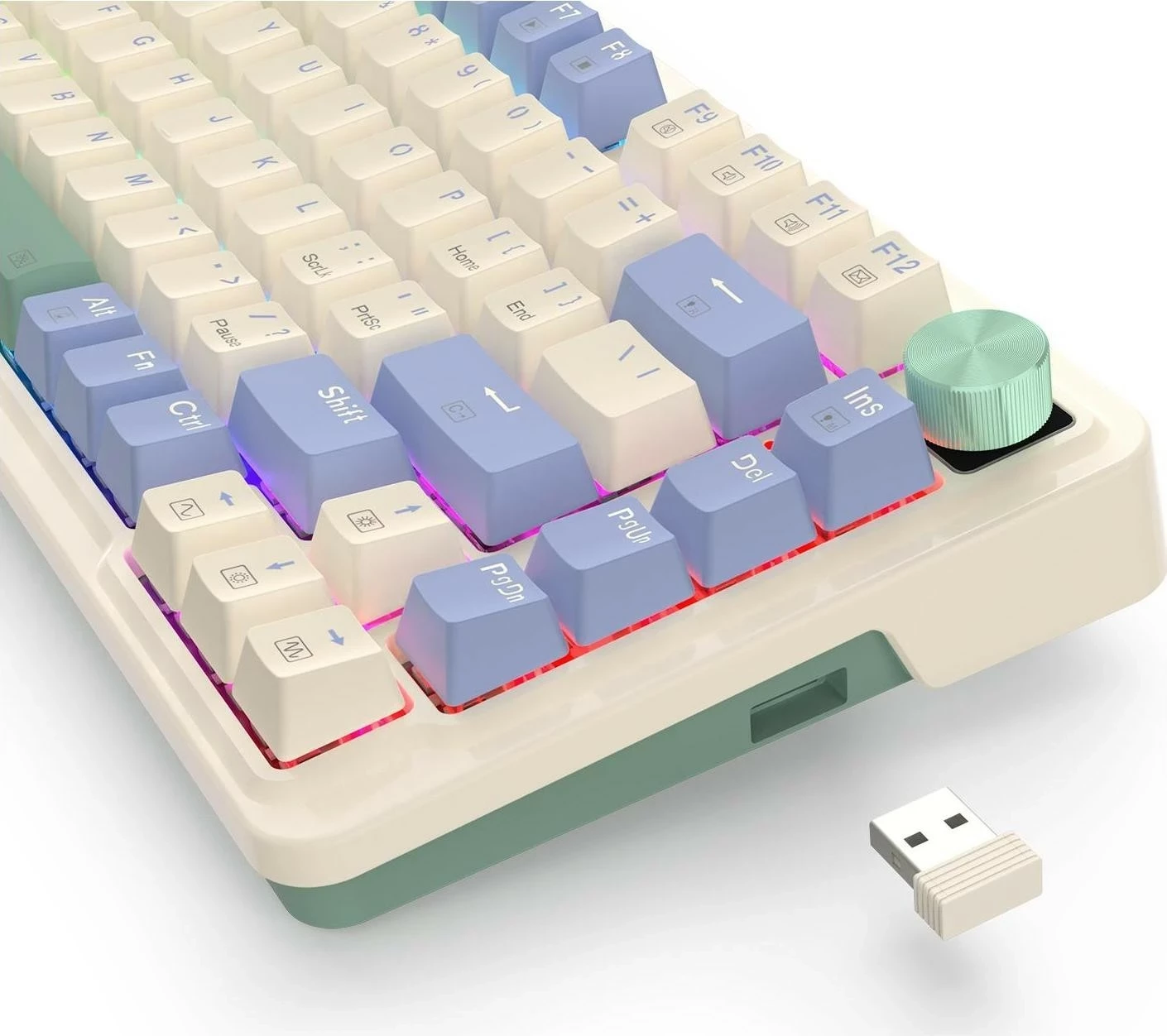 Mehanska tipkovnica, Redragon K673CPG-RGB-PRO ULTRA PRO, RGB, bela