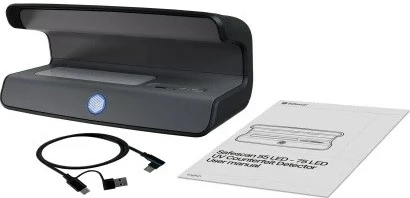 Tester bankovcev SAFESCAN 75 LED UV, siv