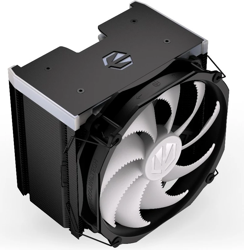 Hladilnik CPU Fortis 5 Black ARGB Endorfy EY3A014, z ARGB osvetlitvijo, črn