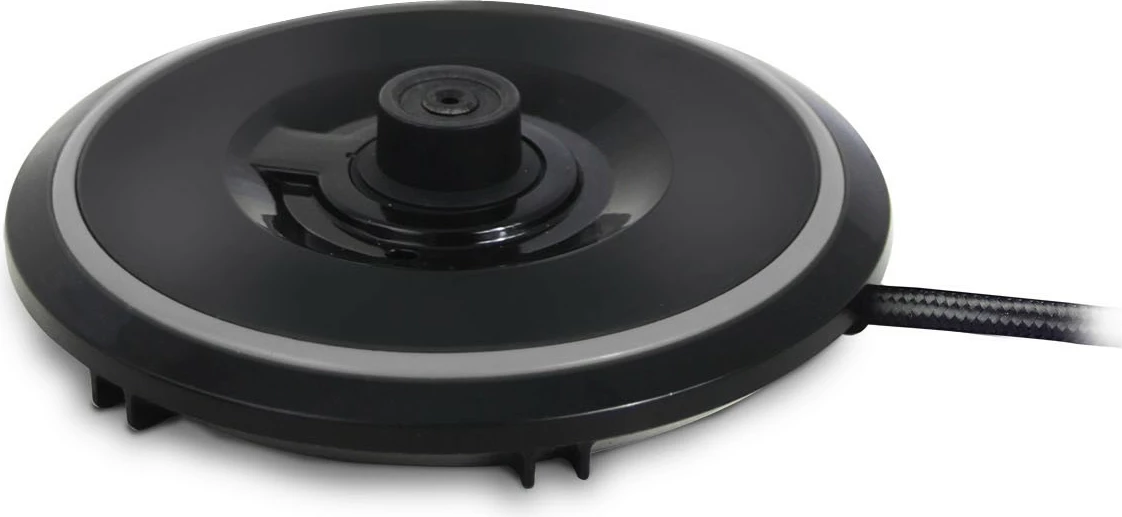 Parni likalnik brezžični Esperanza Satin, 2600 W, keramična plošča, rezervoar za vodo 300 ml, črn/siv