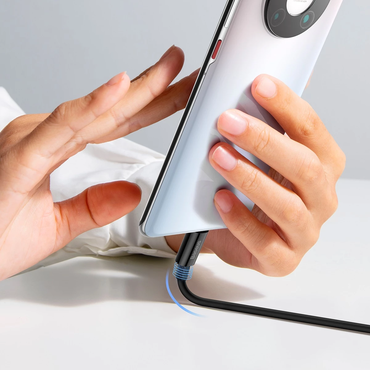 Kabel USB-A na USB-C, 2 m, 100 W, črn (Baseus Superior Series P10320102114-02)