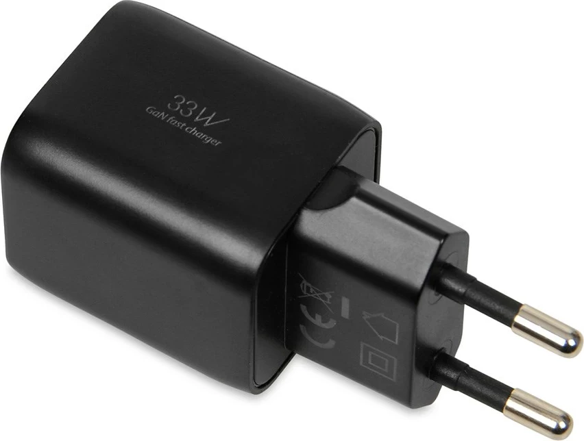 Zidni polnilec iBOX C-42 GaN PD33W, črn