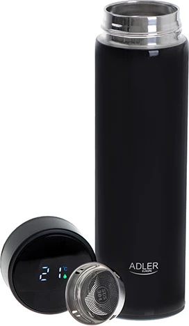 Termos z LED zaslonom, Adler AD 4506, 473 ml, črn