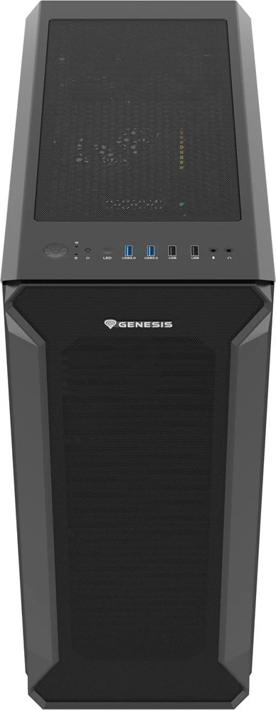 Midi tower ohišje GENESIS Irid 505F, črno