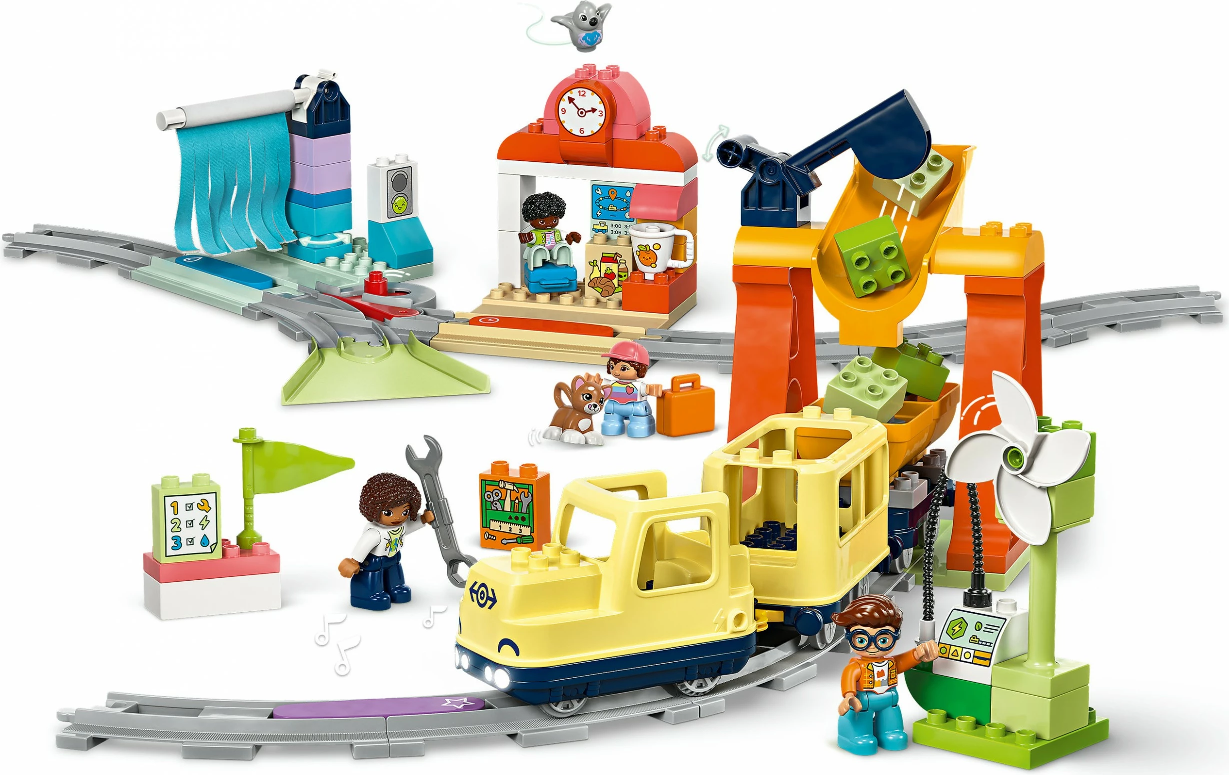 Interaktivni vlak LEGO DUPLO 10428, 103 kosi, večbarven