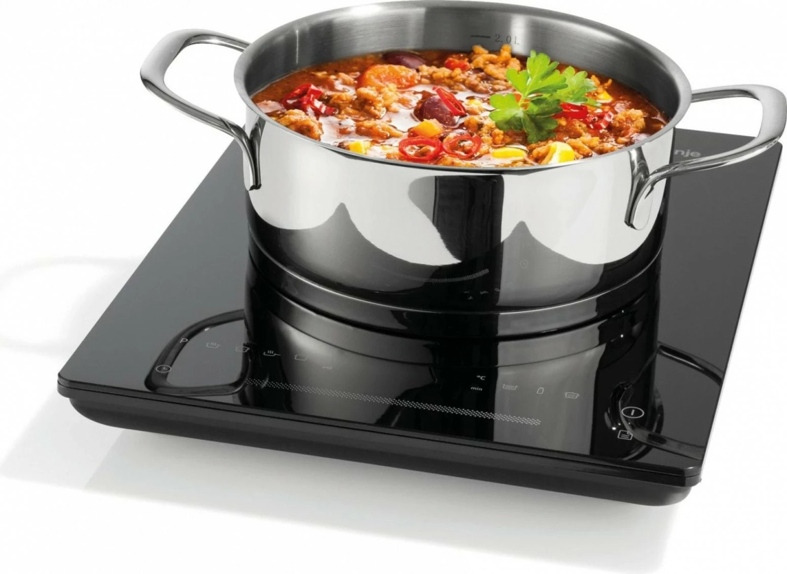 Indukcijska kuhalna plošča, 1 cona, 2000 W, črna Gorenje ICY2000SP