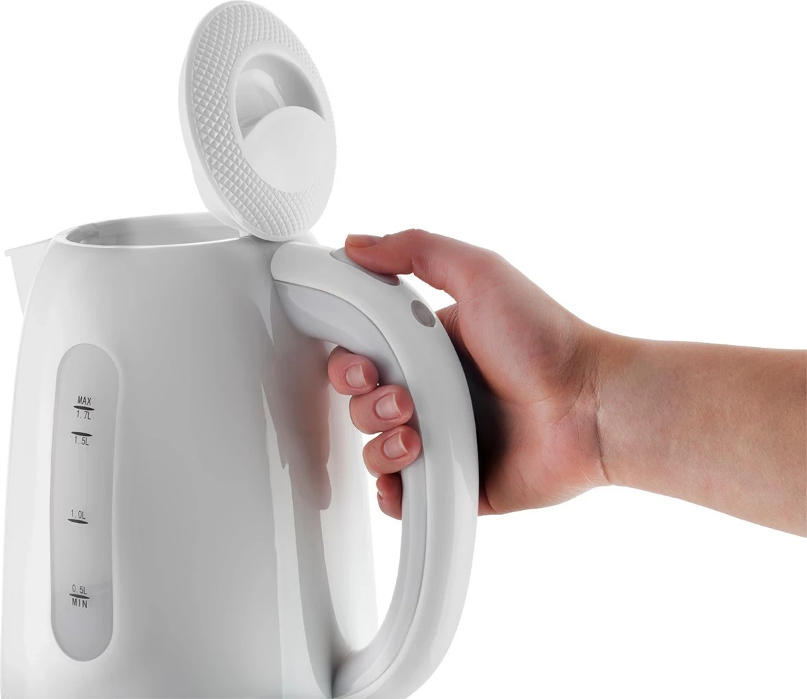 Električni čajnik 1,7 L, 1850–2200 W, bel CONCEPT RK-2330