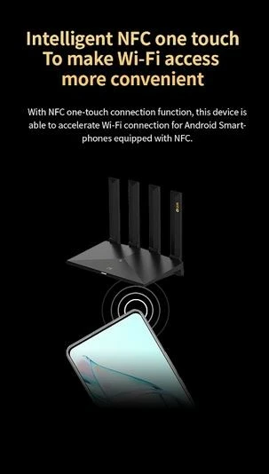 Usmerjevalnik Wi‑Fi 6, 3000 Mbps, 4 antene, bel — ZTE T3000 IDU