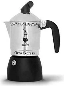 Moka aparat za 4 skodelice Bialetti Orzo Express, aluminij, črn