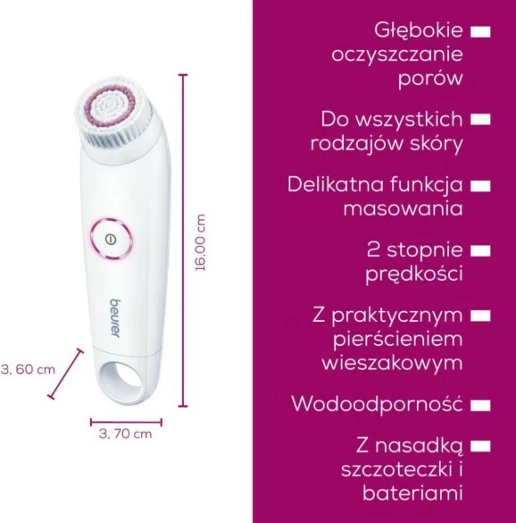 Električna krtača za obraz Beurer FC45, bela