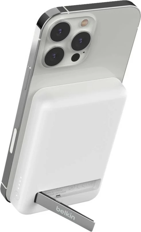 Zunanja baterija, 5000 mAh, brezžično polnjenje, Belkin BoostCharge, bela