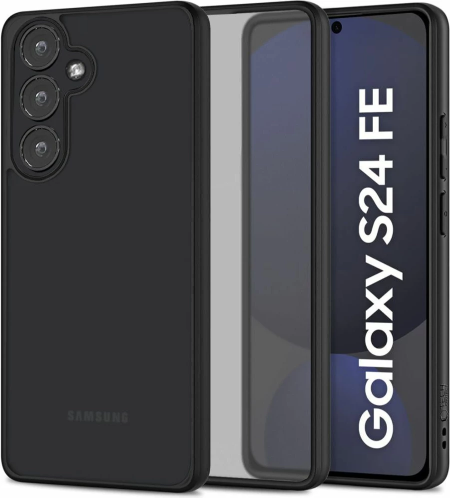 Ovitek za telefon MagMat Tech-Protect za Samsung Galaxy S24 FE, črn