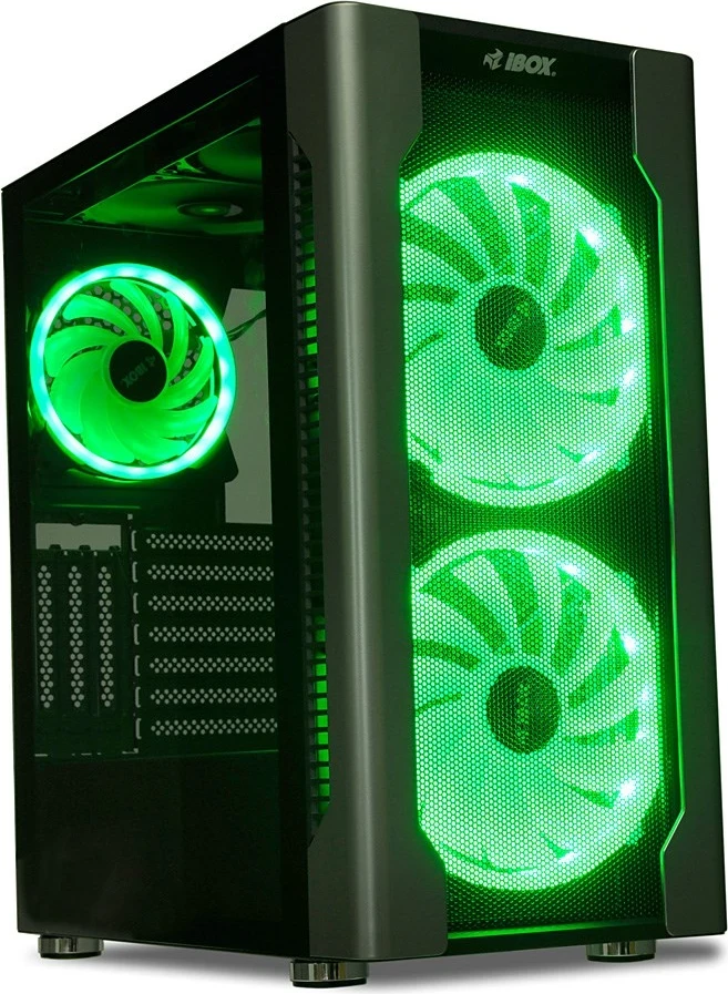 Ohišje za računalnik IBOX CHIRON ZH68, črno