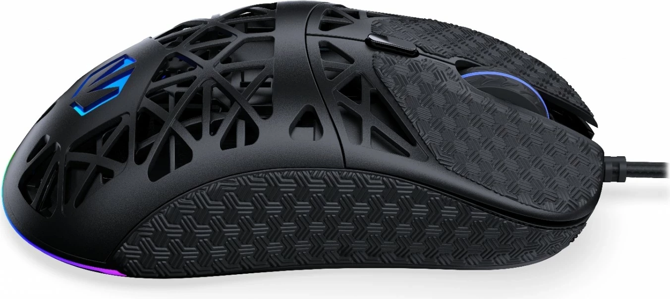 RGB igralni miš Endorfy LIV, 12000 DPI, črna