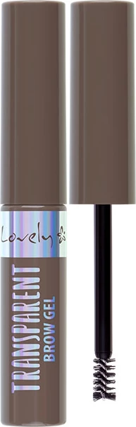 Gel za oblikovanje obrvi, Lovely Transparent Brow Gel, prozoren, 1 kos