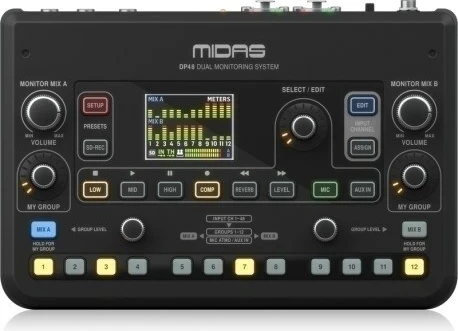 Sistem za dualno spremljanje, Midas DP48, 48 kanalov