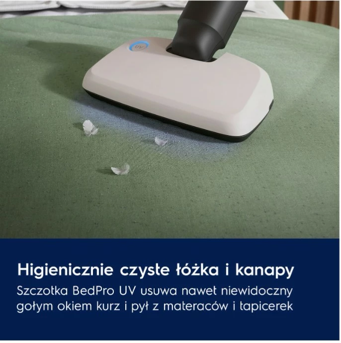 Vertikalni brezžični sesalnik Electrolux EP61HB21UV, 0,6 L, bel