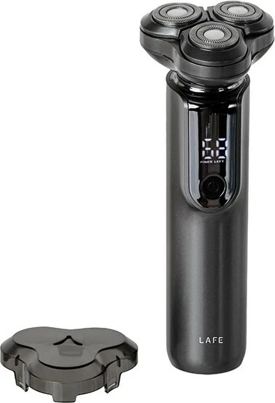 Makinica za britje MasterGlide, 3 glave, LCD zaslon, 90 min, Lafe, črna